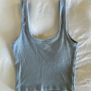 Destined at Tilly’s light blue crop tank